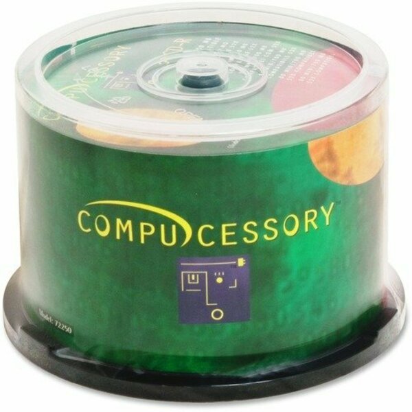 Compucessory CD-R, 52x, 700MB/80Min, Branded, 50PK CCS72250